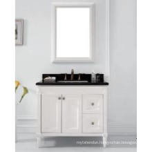 Wooden One Main Cabinet Mirrored Modern Bathroom Cabinet (JN-8819715B)